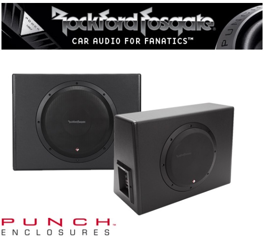ROCKFORD FOSGATE PUNCH P300-12 subbox 30 cm active bass reflex speaker, 300/600 watts