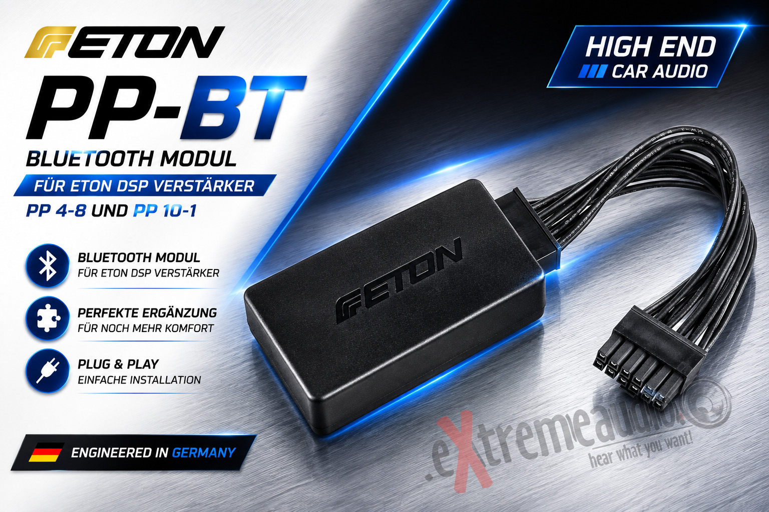 Eton PP-BT Bluetooth Modul für die Eton DSP Verstärker PP 4-8 und PP 10-12