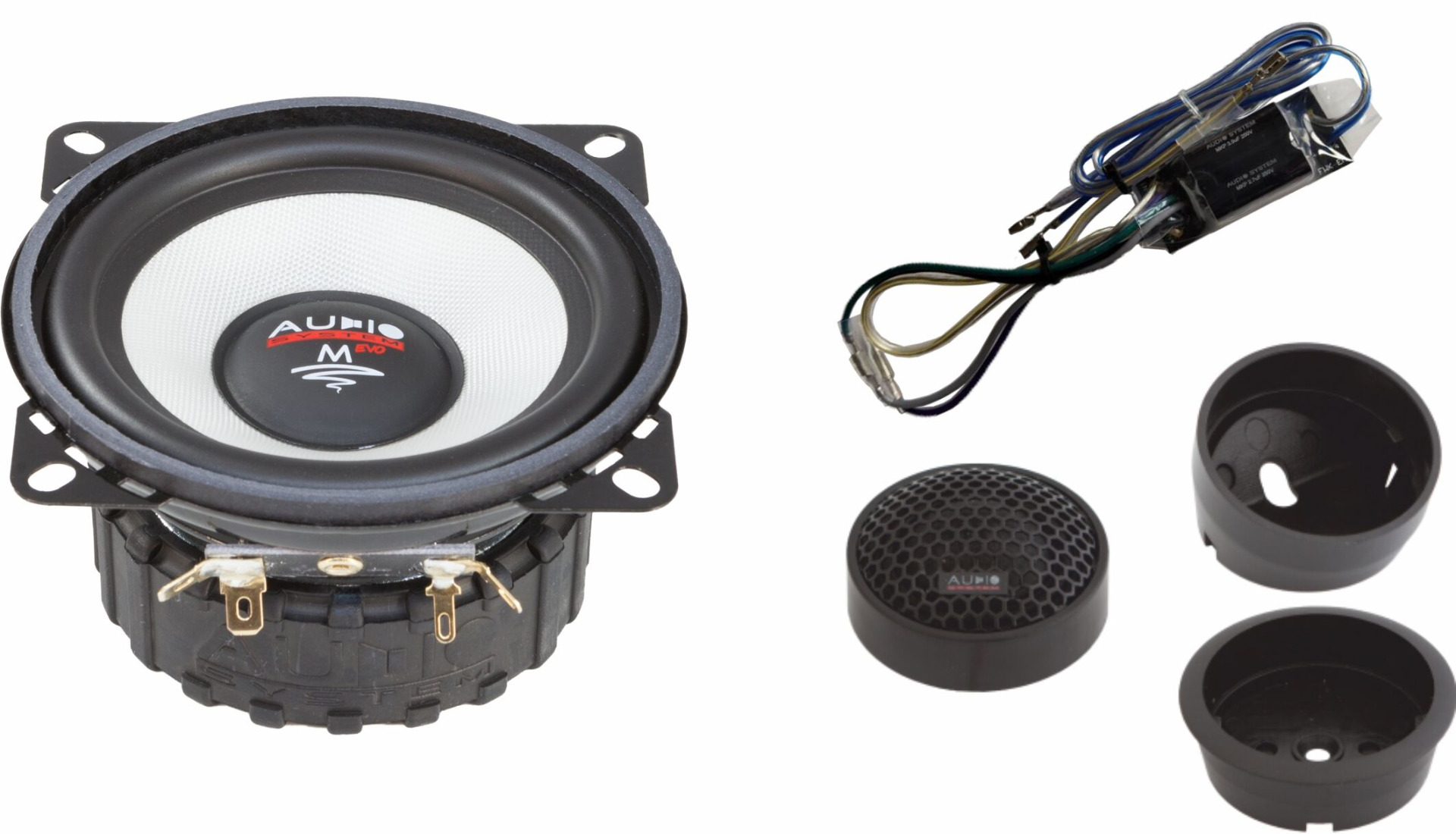 Audio System M SERIES EVO Komplett-Set M100 EVO : Verstärker + Subwoofer 12" + Lautsprecher