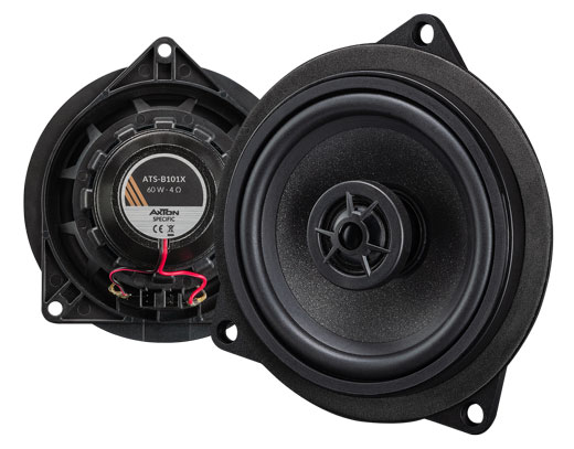 AXTON ATS-B101X 2-Wege 10 cm (4") Koaxial Lautsprecher System kompatibel mit BMW Fahrzeugen