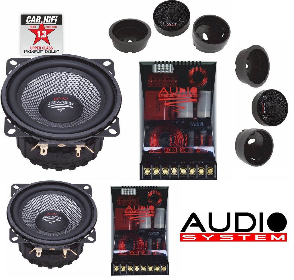 Audio System X-SERIES EVO Set X100 EVO 2 : Verstärker + Subwoofer 12" + Lautsprecher - XION SERIES Komplett-Set
