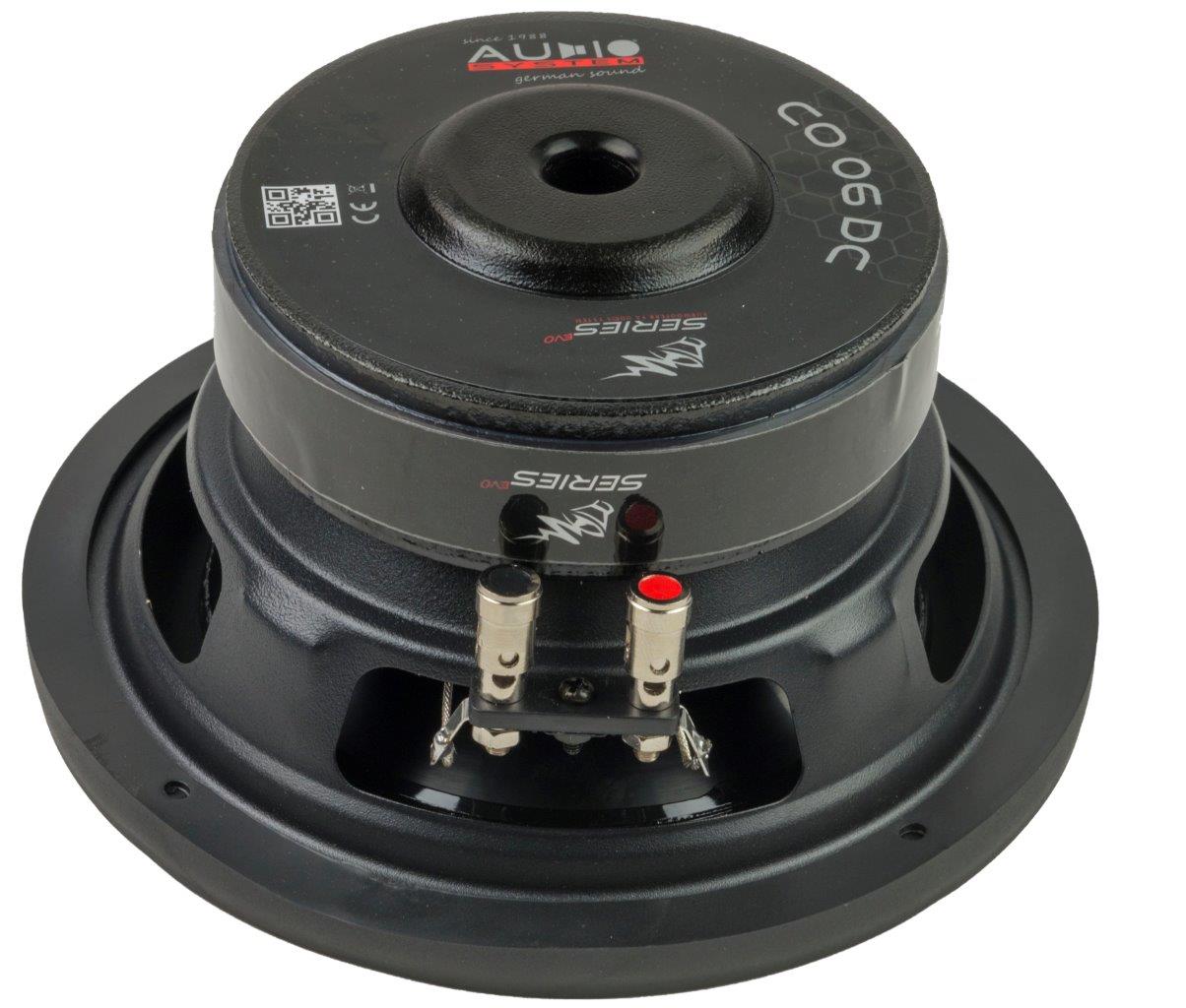 Audio System CO 08 DC EVO 20 cm CO-SERIES Subwoofer 280 Watt, DOPPELSCHWINGSPULE, 2 x 4 Ohm, 200 mm Sub