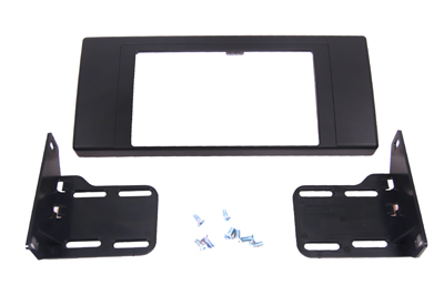 RTA 002.348-0 Double DIN mounting frame, black ABS version