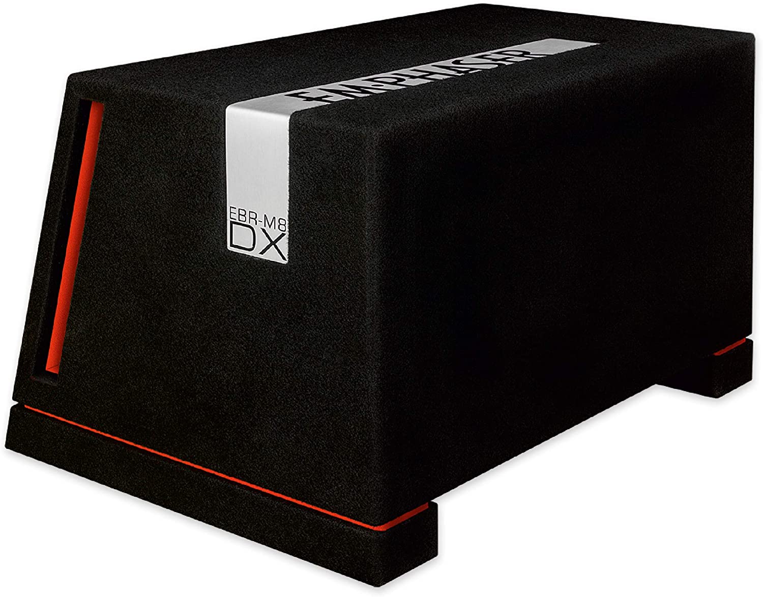 EMPHASER EBR-M8DX Monolith 20 cm Bassreflex-Subwoofer Druckvoller 20 cm / 8 Zoll Subwoofer, MDF Bassreflex Gehäuse, 1000 Watt