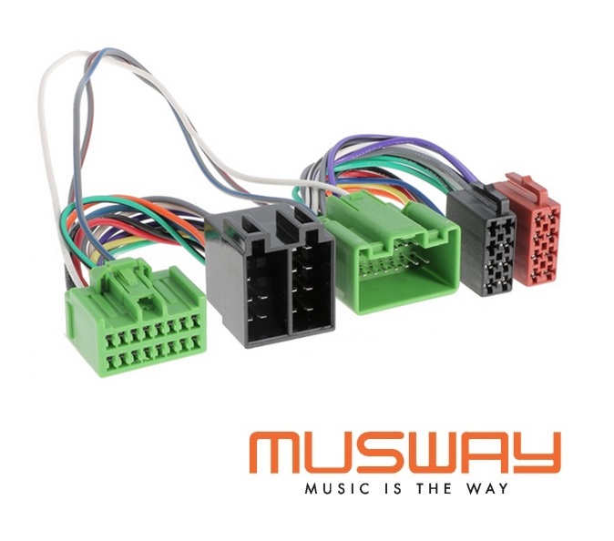 MUSWAY MPK 25 plug&play Anschlußkabel Für VOLVO Fahrzeuge mit 16 Pin