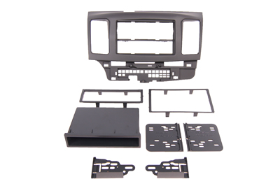 RTA 002.092-0 Multi-frame kit di montaggio con vano portaoggetti, versione ABS nero
