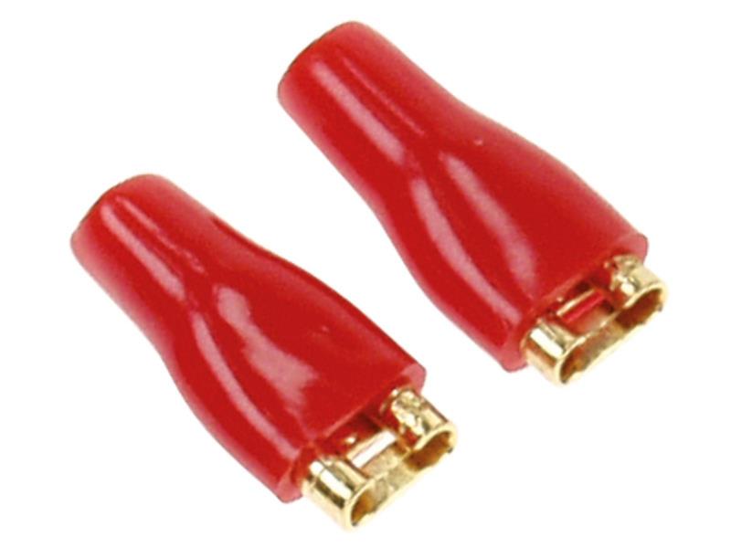 ACV 30.4548-02 Receptacles 4.8mm red 50 pieces