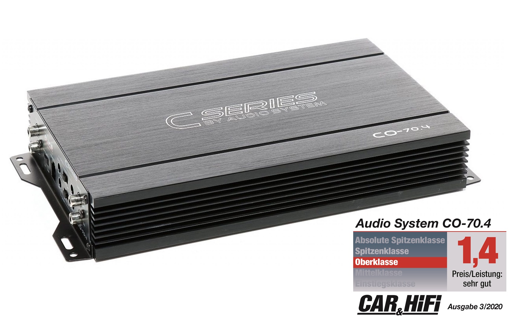 Audio System CO 70.4 - 4-Kanal Verstärker CO SERIES 4-Channel A/B Amplifier