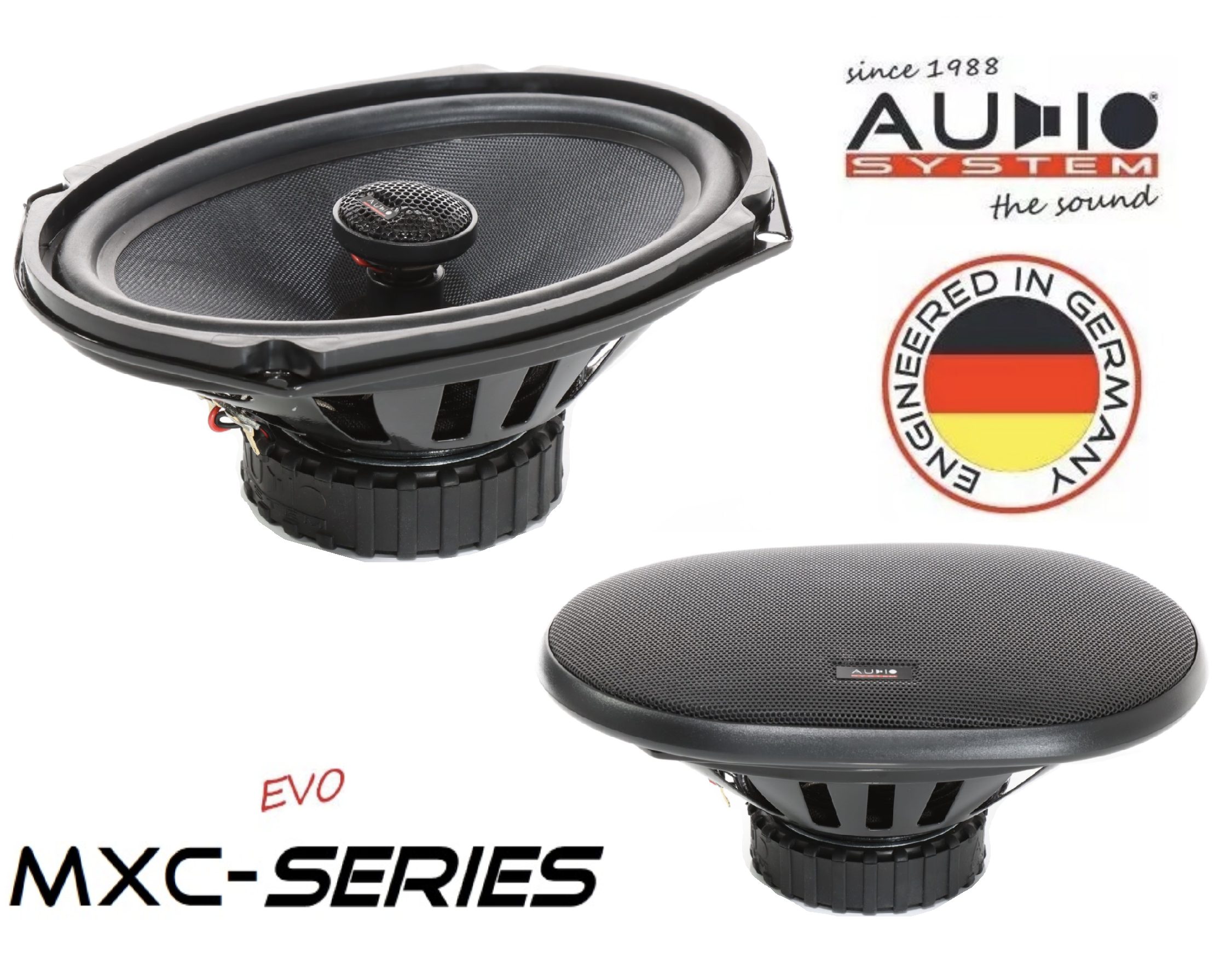 Audio System MXC609 EVO3 2-Wege Koaxial 6"x9" Oval Lautsprecher - 1 Paar