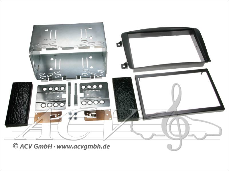 Doppio DIN Touch gomma Kit Mercedes Vito / CLK / Vian / C-Class 