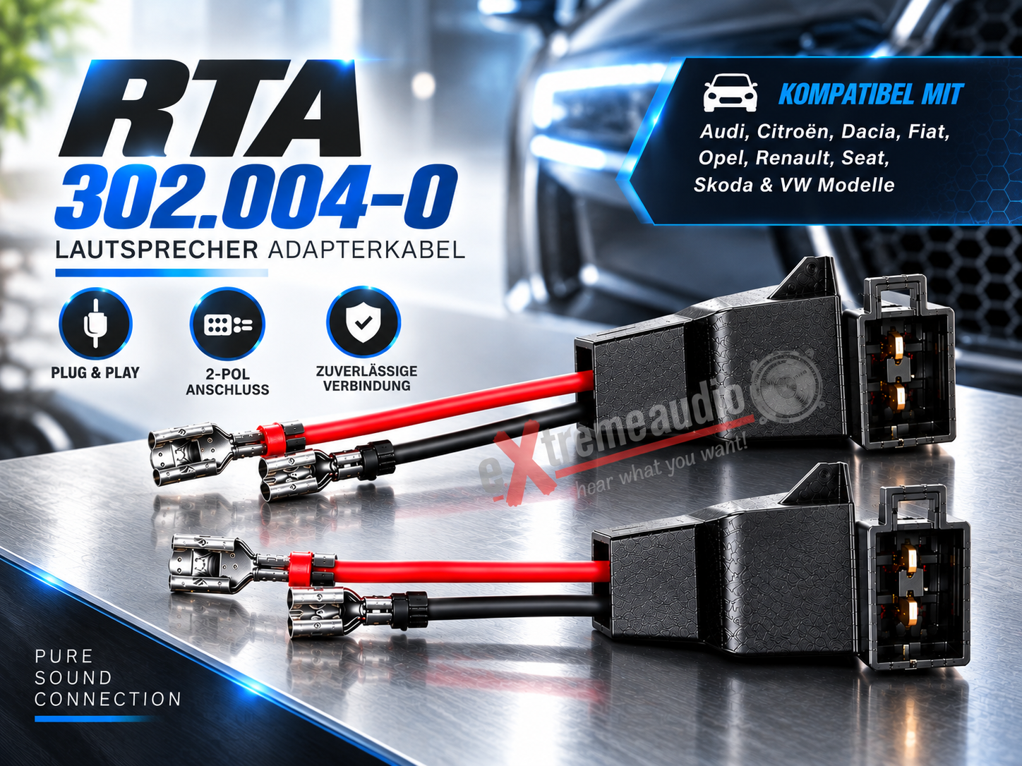 RTA 302.004-0 LS Cable adaptateur