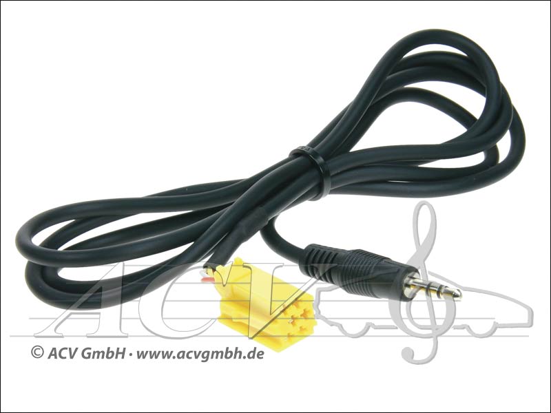 ACV 311490-08 jack 3.5mm stereo to mini-ISO (yellow) 1 