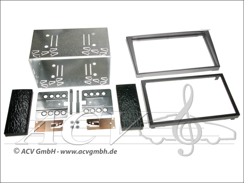 Double-DIN installation kit Opel 2000 -> Renault Traffic II 2001 -> 