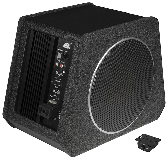 ESX V-800A VISION Trapez Aktiv-Subwoofer 20 cm (8“) Aktiv-Subwoofer-System 