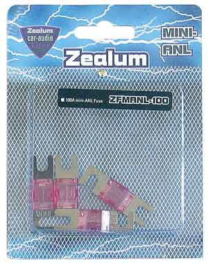 ZEALUM ZFMANL-100 MINI-ANL Fuse 100 Amp 4pcs