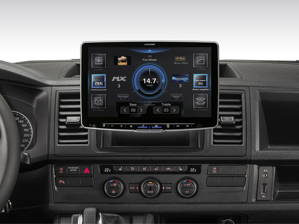 Alpine iLX-F115T6 Autoradio mit 11-Zoll Touchscreen, DAB+, Bluetooth, für Volkswagen VW T5, T6, Tiguan (5N), Touran (1T), Seat Alhambra (7N)