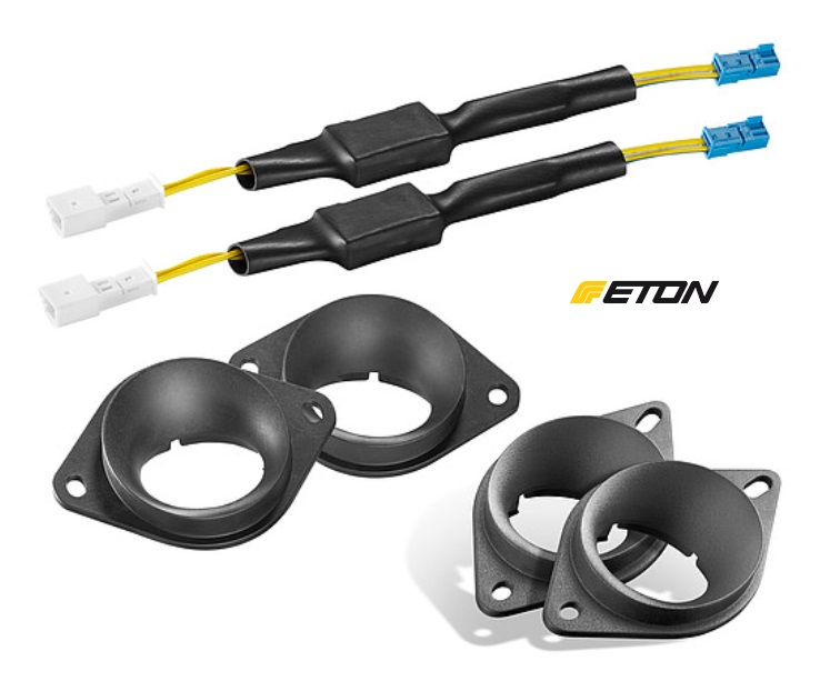 ETON B100W 10 cm 2-Wege Compo Lautsprecher Set für BMW F30 / F31 / F34 / F80 / F36 / G30 / G31 / F06 / G32 / G11 / G12 / F48 / F49 / F39 / F25 / G01 / F26 / G02 / F23 /  F45 / F46 / F32 / F33 / F82 / F83