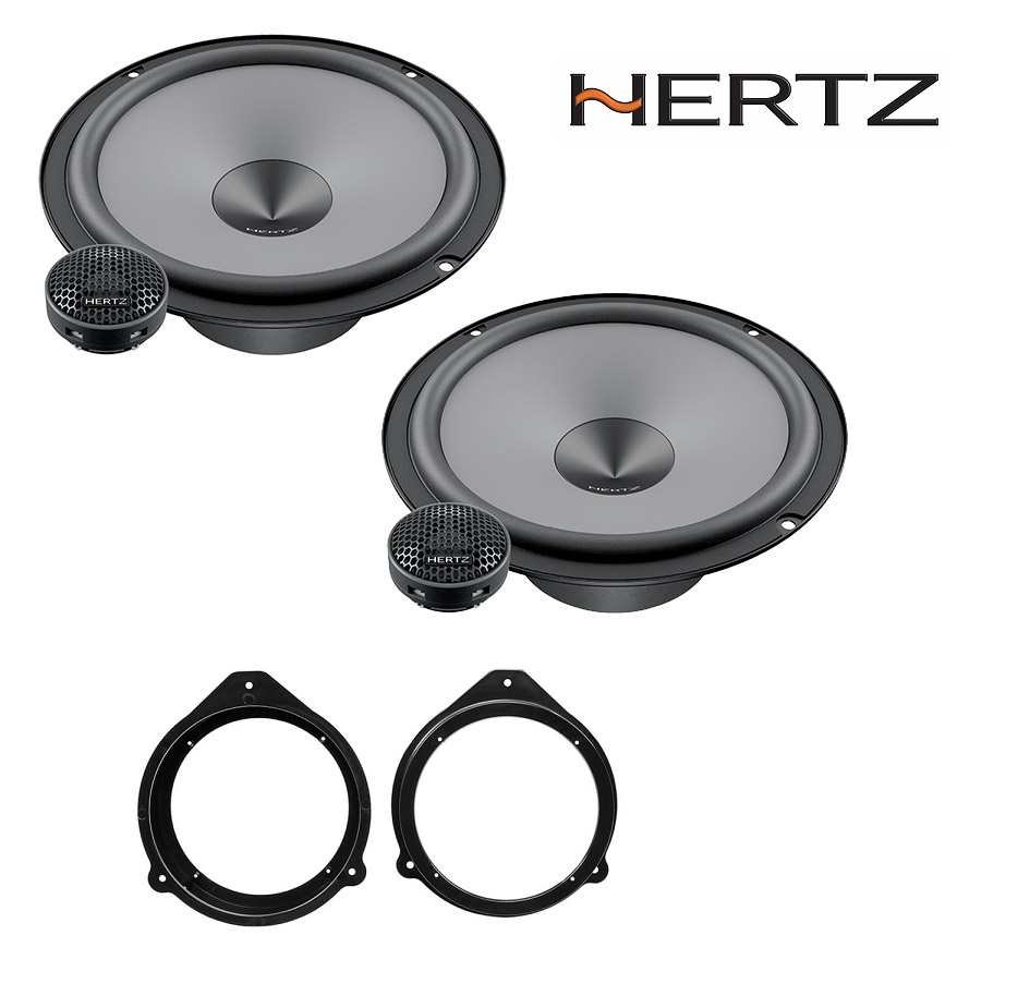 Audi A4 (Typ B6 - 8E/8H) alle Modelle - Hertz Uno K 165 - 16cm 2-Wege Kompo incl. Lautsprechereinbauset