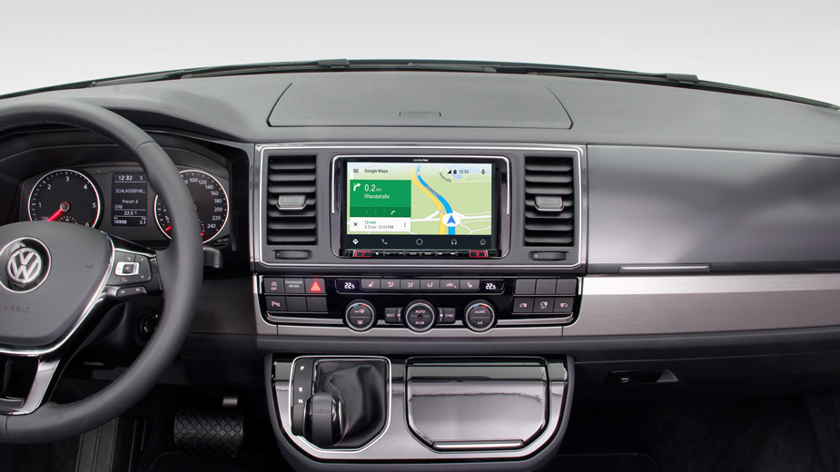 Alpine X803D-T5 8-Zoll Premium-Infotainment-System für Volkswagen T6 & T5 Facelift T6 (7 H/E/J) mit Navigationssystem, Apple CarPlay und Android Auto Unterstützung