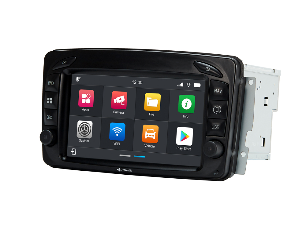 Dynavin D8-MC2000 Pro Navigation Autoradio kompatibel mit Mercedes Vito W639, Viano W639, C-Klasse W203, CLK W209, G-Klasse