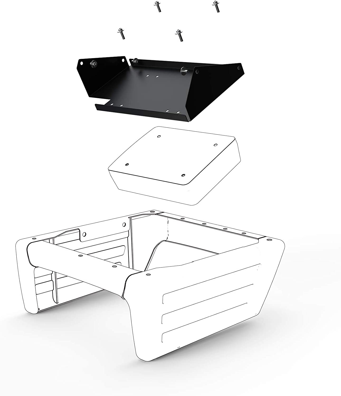 ETON VWT-SUB Upgrade VW T5 T6 T6.1 USB6 Montagekit VW T5, T6 und t6.1