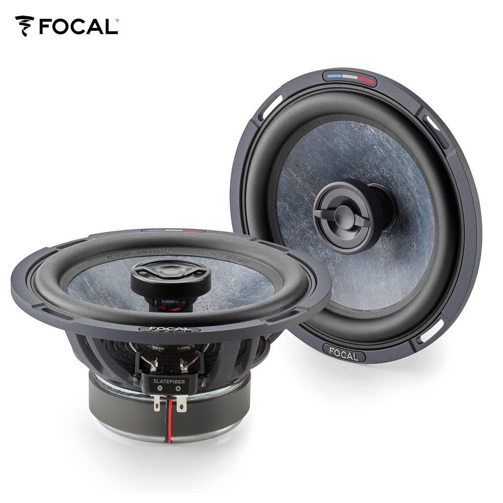 Focal PC165SF SLATEFIBER-Serie 16,5 cm (6.5") 2-Wege Koax Lautsprecher Set 160 Watt - 1 Paar   